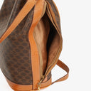 Celine Vintage Macadam Triomphe Drawstring Bucket Bag