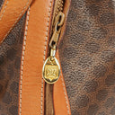 Celine Vintage Macadam Triomphe Drawstring Bucket Bag