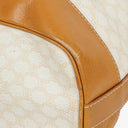 Celine Vintage Macadam Triomphe Drawstring Bucket Bag