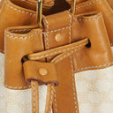 Celine Vintage Macadam Triomphe Drawstring Bucket Bag