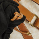 Celine Vintage Macadam Triomphe Drawstring Bucket Bag