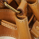 Celine Vintage Macadam Triomphe Drawstring Bucket Bag