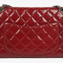 Chanel 2.55 226 Reissue Red Crinkled Patent Leather Flap Bag With Ruthenium Hardware