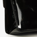 Chanel 2.55 Black Patent Leather Shoulder Bag With Mademoiselle Chain