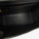 Chanel 2.55 Black Patent Leather Shoulder Bag With Mademoiselle Chain