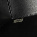 Chanel 2.55 Black Patent Leather Shoulder Bag With Mademoiselle Chain
