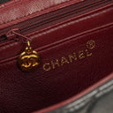 Chanel 2.55 Black Quilted Lambskin Top Handle Flap Bag