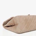 Chanel 2.55 Reissue 227 Flap Bag Beige Quilted Caviar With Gold-Tone Hardware