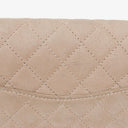 Chanel 2.55 Reissue 227 Flap Bag Beige Quilted Caviar With Gold-Tone Hardware