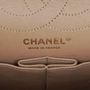 Chanel 2.55 Reissue 227 Flap Bag Beige Quilted Caviar With Gold-Tone Hardware