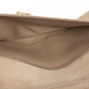 Chanel 2.55 Reissue 227 Jumbo Flap Bag Beige Quilted Caviar With Gold-Tone Hardware
