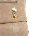 Chanel 2.55 Reissue 227 Jumbo Flap Bag Beige Quilted Caviar With Gold-Tone Hardware