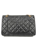 Chanel 2.55 Reissue Black Aged Calfskin Large Double Flap Bag