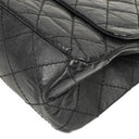 Chanel 2.55 Reissue Black Aged Calfskin Large Double Flap Bag