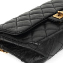 Chanel 2.55 Reissue Black Quilted Aged Calfskin Flap Belt Bag