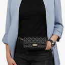 Chanel 2.55 Reissue Black Quilted Aged Calfskin Flap Belt Bag