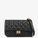 Chanel 2.55 Reissue Black Quilted Aged Calfskin Flap Belt Bag