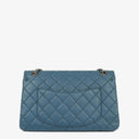 Chanel 2.55 Reissue Blue Caviar Quilted Leather Double Flap Bag With Ruthenium Hardware