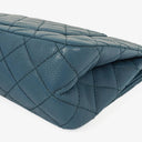 Chanel 2.55 Reissue Blue Caviar Quilted Leather Double Flap Bag With Ruthenium Hardware