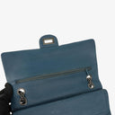 Chanel 2.55 Reissue Blue Caviar Quilted Leather Double Flap Bag With Ruthenium Hardware