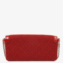 Chanel 2.55 Reissue East West Red Patent Jersey Quilted Flap Bag