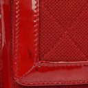 Chanel 2.55 Reissue East West Red Patent Jersey Quilted Flap Bag