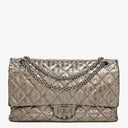Chanel 2.55 Reissue Metallic Bronze Calfskin Striped 226 Flap Bag