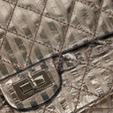 Chanel 2.55 Reissue Metallic Bronze Calfskin Striped 226 Flap Bag