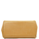 Chanel Accordion Chocolate Bar 2.55 Flap Bag Beige Quilted Lambskin, 2000-2002