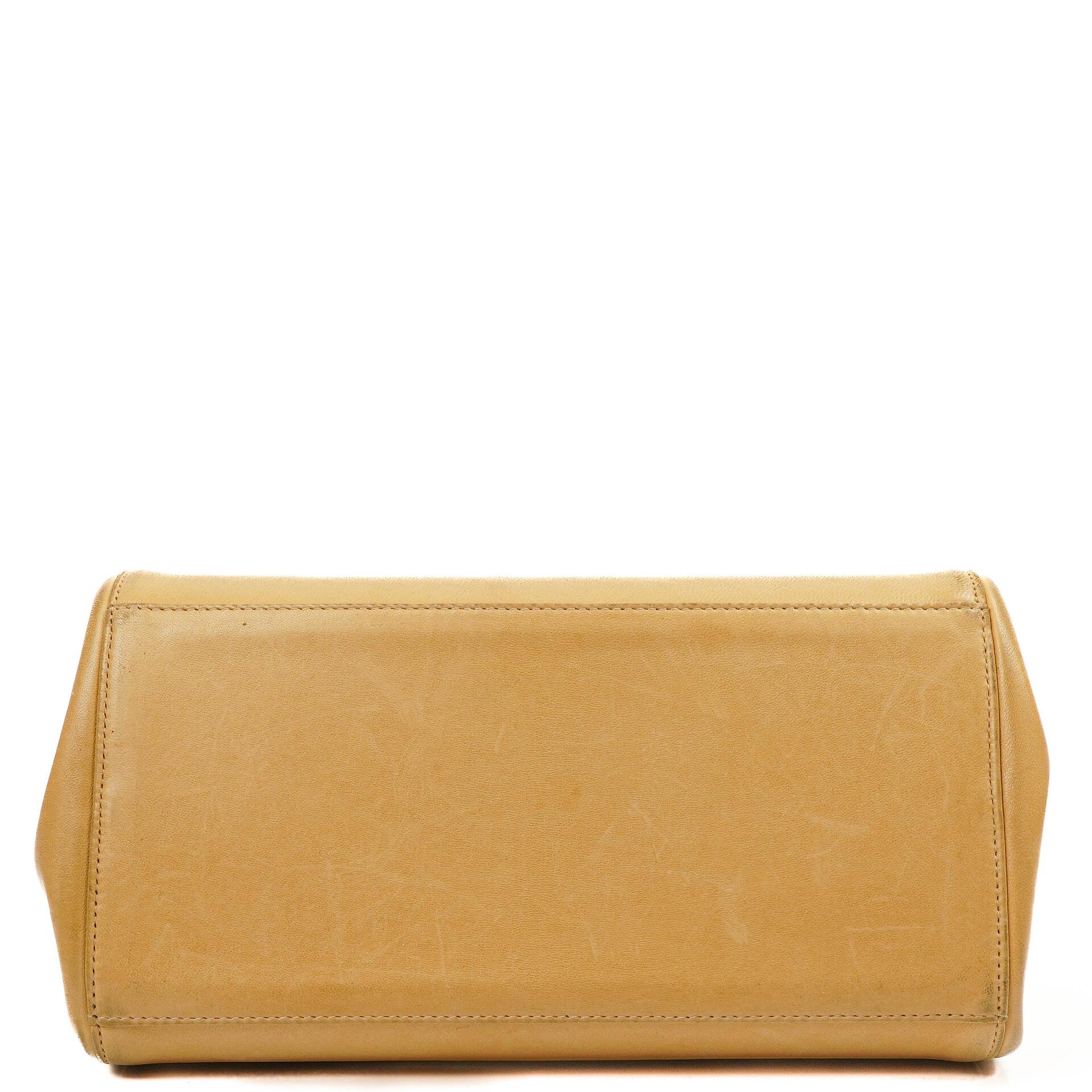 Chanel Accordion Chocolate Bar 2.55 Flap Bag Beige Quilted Lambskin, 2000-2002