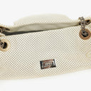 Chanel Accordion Flap Bag In Quilted Perforated Leather