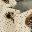 Chanel Accordion Flap Bag In Quilted Perforated Leather