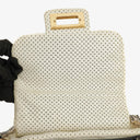 Chanel Accordion Flap Bag In Quilted Perforated Leather