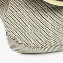 Chanel Beige Black Canvas Camellia N°5 Bag