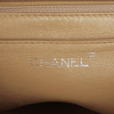 Chanel Beige Caviar Quilted Jumbo Kelly Flap Bag