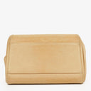 Chanel Beige Chocolate Bar Lambskin Accordion Mademoiselle Flap