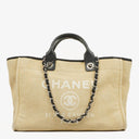 Chanel Beige Deauville Medium Tote Bag