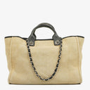 Chanel Beige Deauville Medium Tote Bag