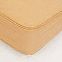 Chanel Beige Jumbo Caviar Diagonal Pocket Camera Bag