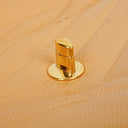 Chanel Beige Jumbo Caviar Diagonal Pocket Camera Bag