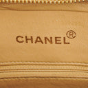 Chanel Beige Jumbo Caviar Diagonal Pocket Camera Bag