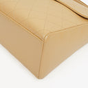 Chanel Beige Lambskin Straight Flap Bag, 1997-1999