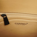 Chanel Beige Lambskin Straight Flap Bag, 1997-1999