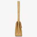 Chanel Beige Quilted Lambskin Diana Shoulder Bag With 24K Gold-Plated Hardware