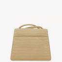 Chanel Beige Quilted Lambskin Flap Crossbody Bag