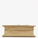 Chanel Beige Quilted Lambskin Flap Crossbody Bag