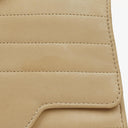 Chanel Beige Quilted Lambskin Flap Crossbody Bag