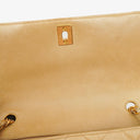 Chanel Beige Quilted Lambskin Small Single Flap Bag With 24K Gold-Plated Hardware