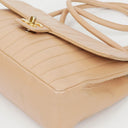 Chanel Beige Vertical Quilted Single Flap bag with 24k Gold-Plated Hardware
