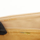 Chanel Beige Vertical Quilted Single Flap bag with 24k Gold-Plated Hardware